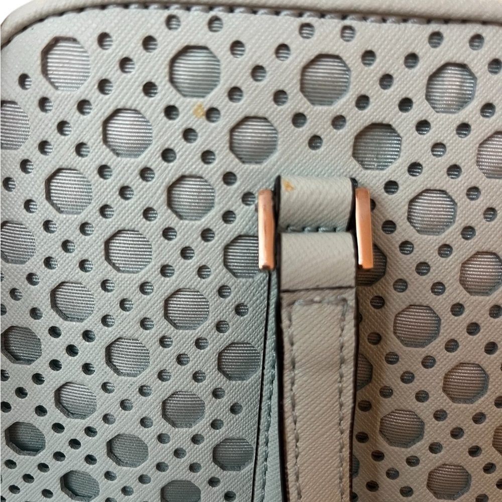 Kate Spade Grace Blue Satchel Newbury Lane Small Rachelle Crossbody with Cutouts - Picture 9 of 14